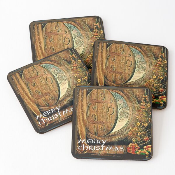 Item preview, Christmas in the Shire II - Roud Doors - Christmas designed and sold by Fenay Designs.