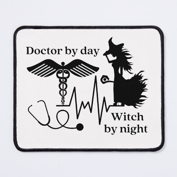 Item preview, Doctor by day, witch by night designed and sold by Auntieck.