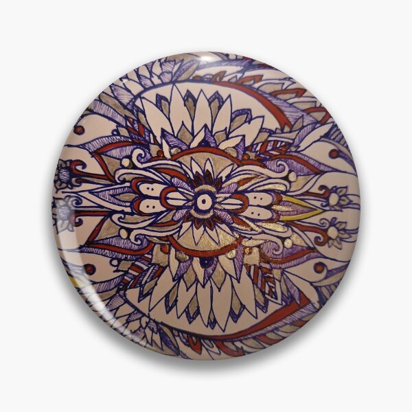 Item preview, colorful mandala designed and sold by awkwardartegle.