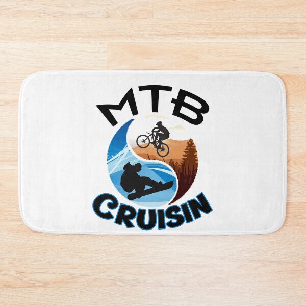 Item preview, Mountain Biking and Snowboarding, MTB Cruisin, yin and yang, Perfect gift for mountain bikers or snowboarders designed and sold by HazardPaay.