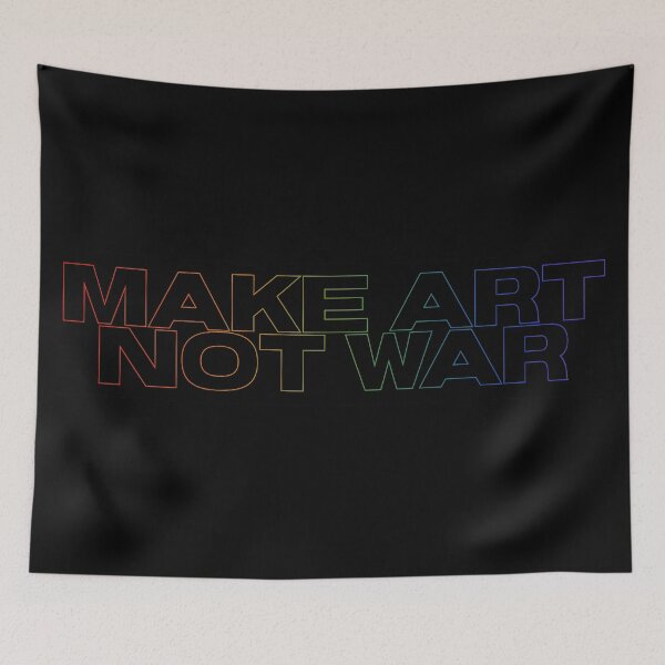 Item preview, Copy of Make art not war - black type designed and sold by annaguerrawords.