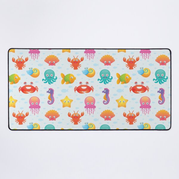 Item preview, Cute Lil Aquatics Seahorse, Jellyfish, Fish, Crab, Octipus, Starfish, Nautalis designed and sold by Pink Pineapple Works.