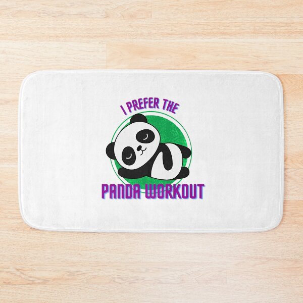 Item preview, I Prefer The Panda Workout designed and sold by Manoroma.