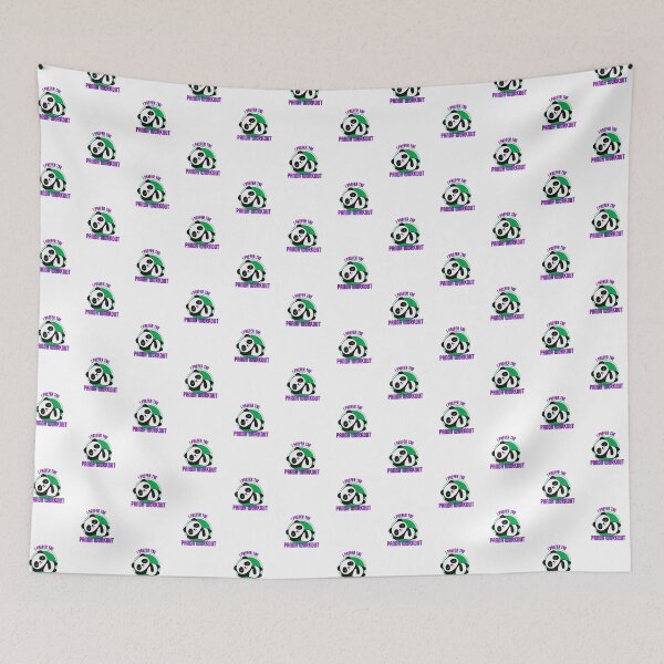Item preview, I Prefer The Panda Workout designed and sold by Manoroma.
