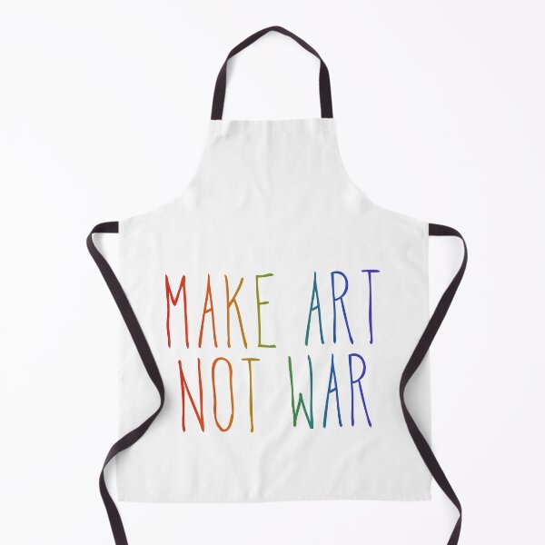 Item preview, Make art not war - tall rainbow designed and sold by annaguerrawords.