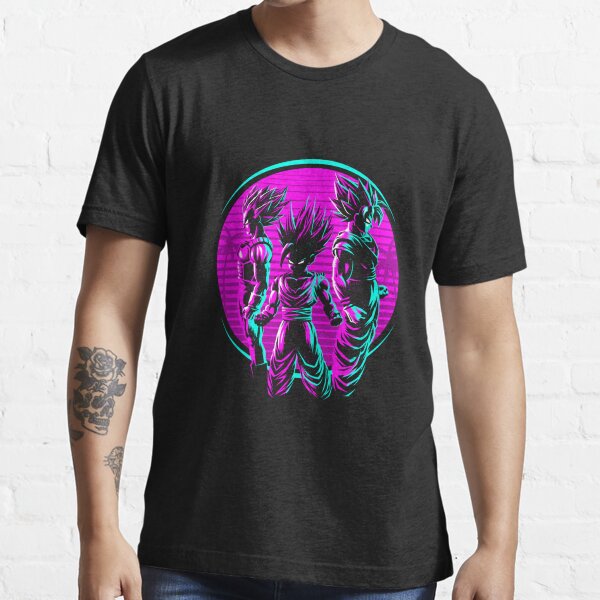 Retro 3 Warriors Dragon Ball Essential T-Shirt