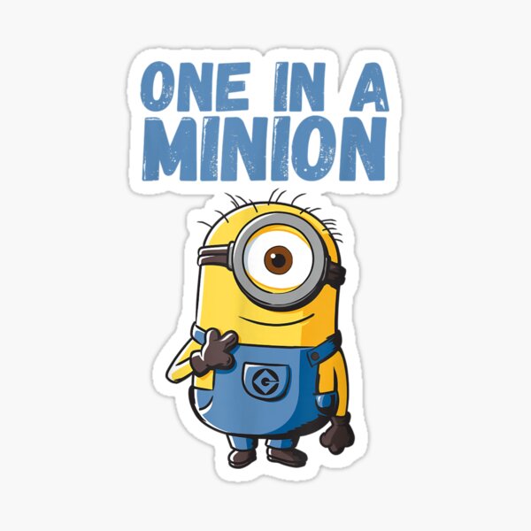 Bob the Minion  Sticker for Sale by WenyHutGenerals