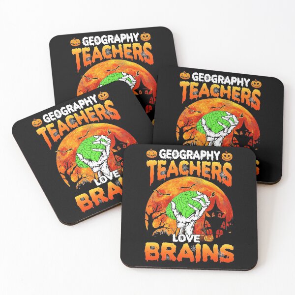 Item preview, Geography Teachers Love Brains Teacher Halloween Costume designed and sold by RaymondPurves.