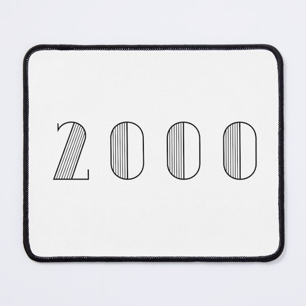 Item preview, Vintage Paris Birthday 2000 Black Numbers Typography Birth Date designed and sold by Birthdates.
