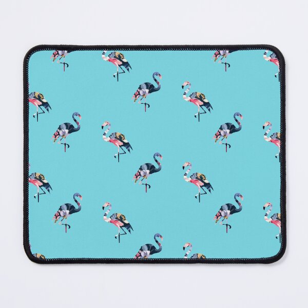 Item preview, Floral Pinkish - Blue Flamingos designed and sold by Artbysaeme.
