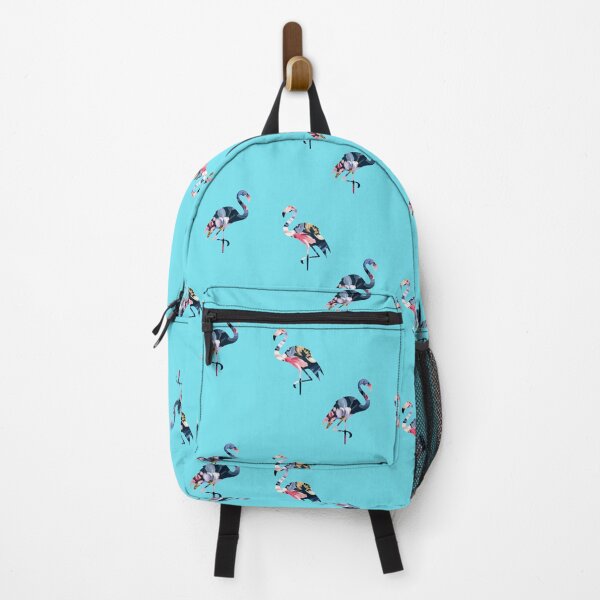 Item preview, Floral Pinkish - Blue Flamingos designed and sold by Artbysaeme.