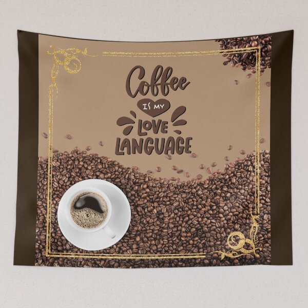 Item preview, Coffee is my love language designed and sold by RinaGArt.