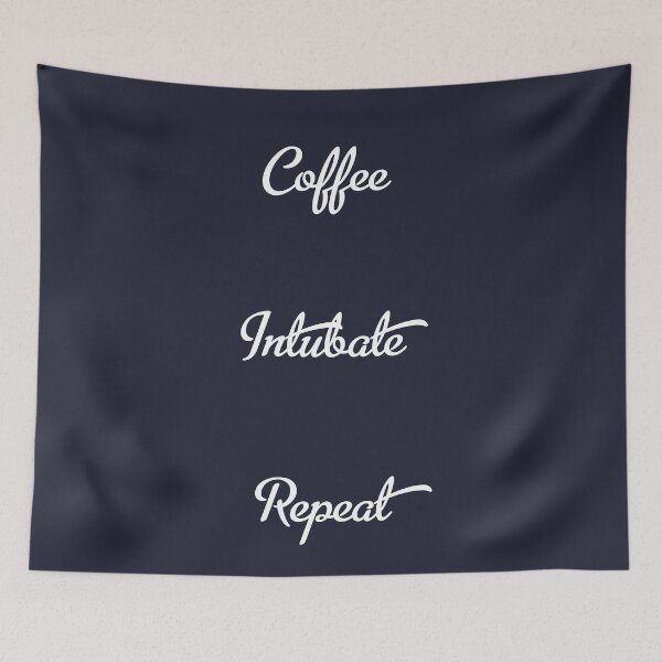 Item preview, Coffee Intubate Repeat designed and sold by Vectorqueen.