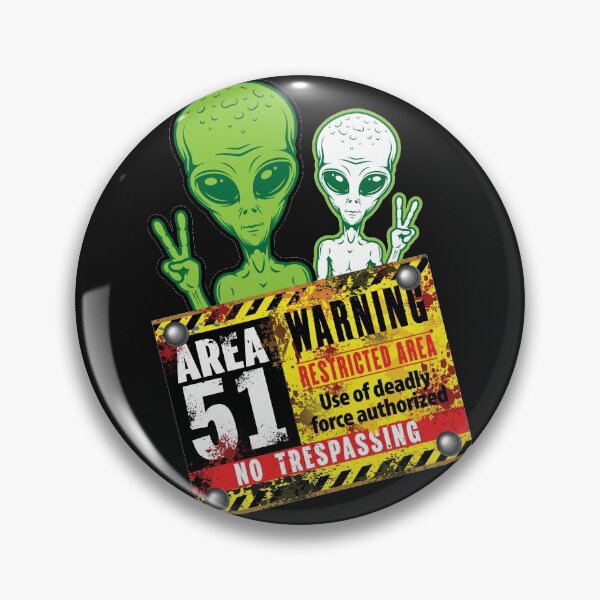 Item preview, AREA 51 WARNING SIGN designed and sold by RIGHTCHUS.