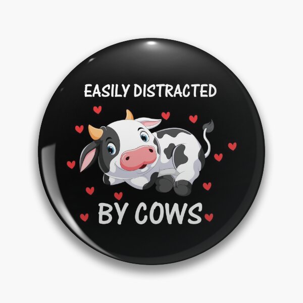 Item preview, Easily distracted by cows, Hold on I see a cow | Cute cows | Baby cows | year of the ox designed and sold by 732Studio.
