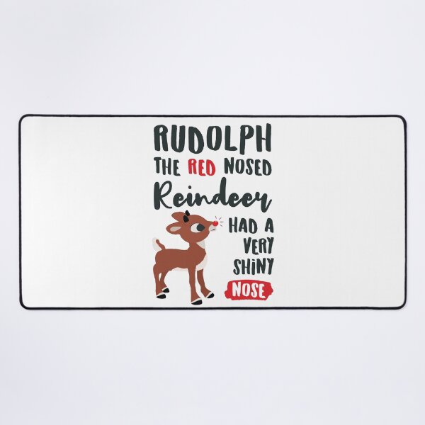Item preview, Classic Rudolph the Red Nosed Reindeer Typography © GraphicLoveShop designed and sold by Graphic Love Shop.