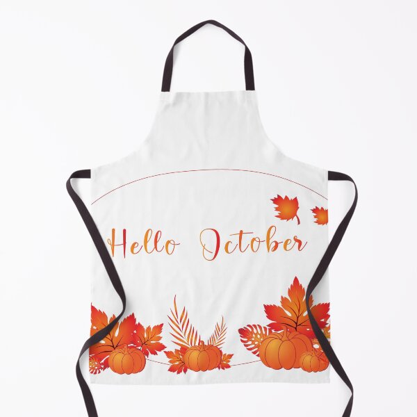 Item preview, Hello October leaf and pumpkin designed and sold by ZieProject.