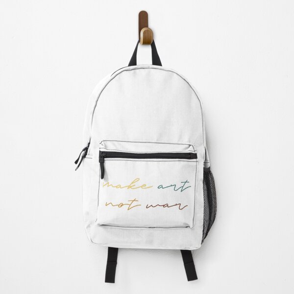 Item preview, Make art not war - retro script designed and sold by annaguerrawords.