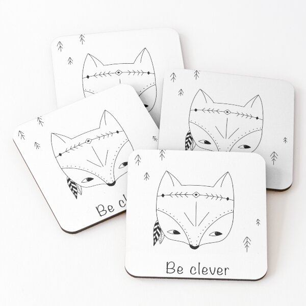 Item preview, Be clever like a fox designed and sold by Sofoxy.
