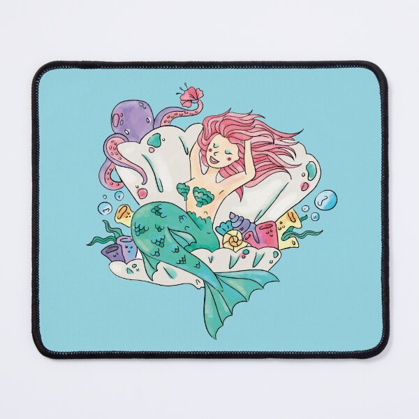Item preview, Mermaid and Friend designed and sold by Pink Pineapple Works.