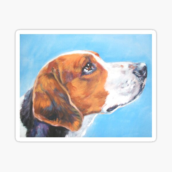 Item preview, American Foxhound Fine Art Painting designed and sold by lashepard.
