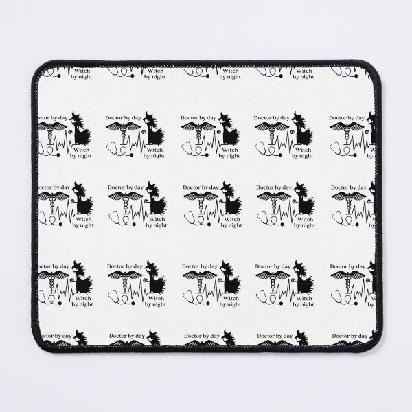Item preview, Doctor by day, witch by night pattern design designed and sold by Auntieck.