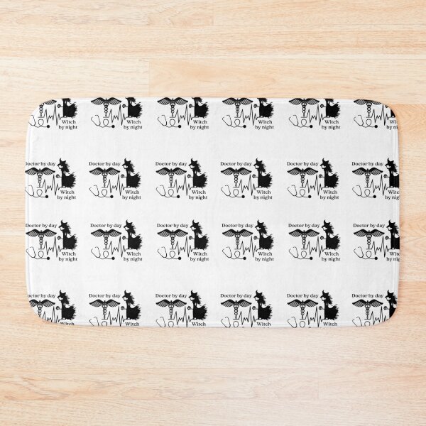 Item preview, Doctor by day, witch by night pattern design designed and sold by Auntieck.