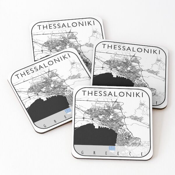 Item preview, THESSALONIKI MAP GREECE designed and sold by hatimelhag.