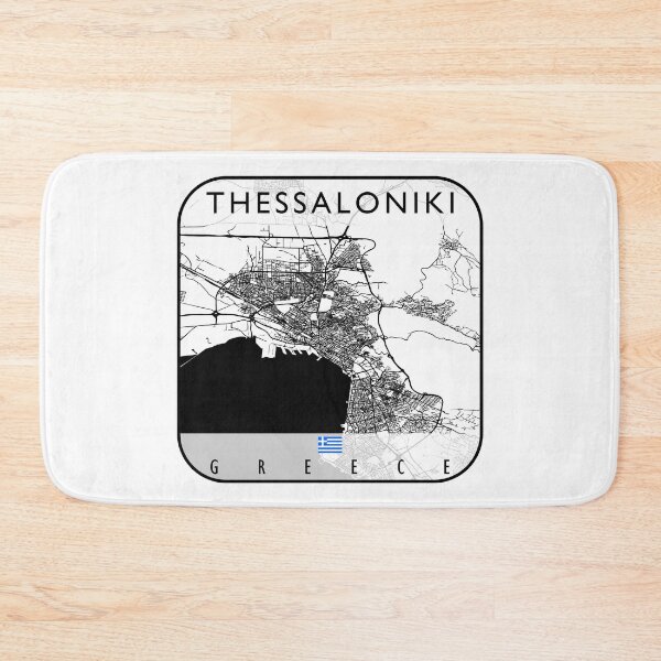 Item preview, THESSALONIKI MAP GREECE designed and sold by hatimelhag.