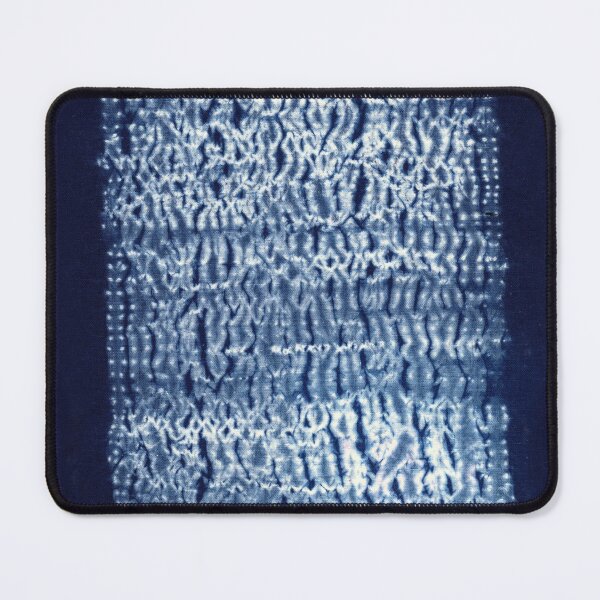 Item preview, Indigo Shibori Textile Art -Japanese Tie Dye Print designed and sold by Michelebuttons.