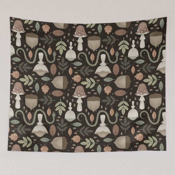 Item preview, forest pattern designed and sold by WyrdandWoven.