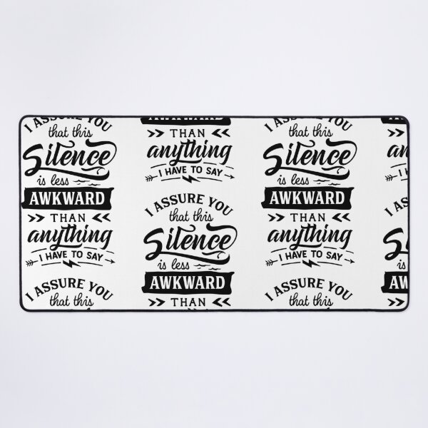 Item preview, I assure you that this silence is less awkward- Funny men’s and women’s introvert sayings designed and sold by Designs Of all kinds.