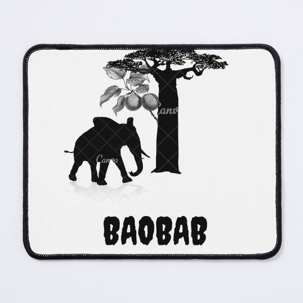 Item preview, Elephants, a Baobab T-shirt, and a Baobab Tree designed and sold by MH Designer.