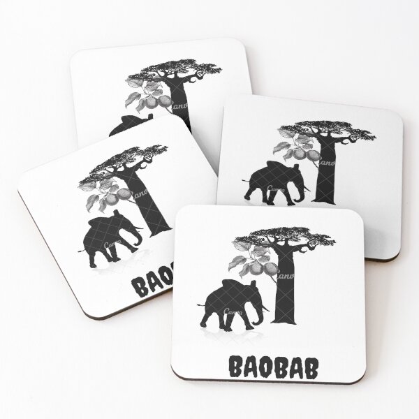Item preview, Elephants, a Baobab T-shirt, and a Baobab Tree designed and sold by MH Designer.