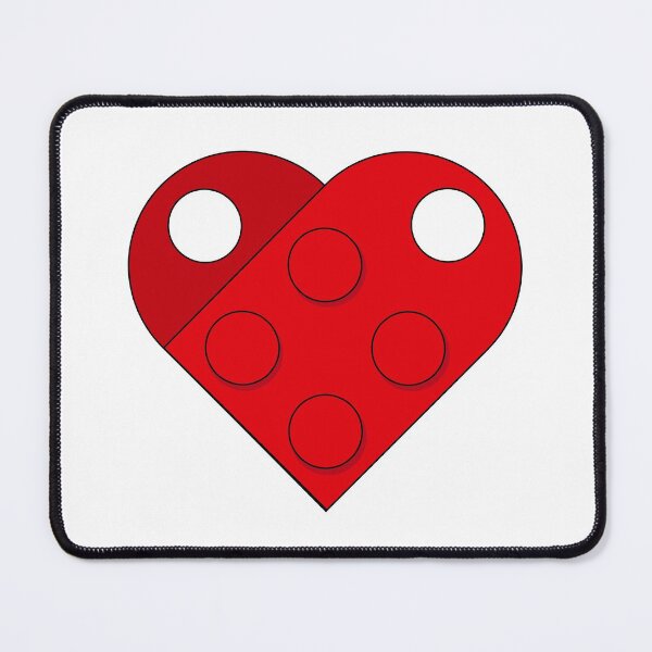 Item preview, Brick Heart (Red) designed and sold by thereeljames.