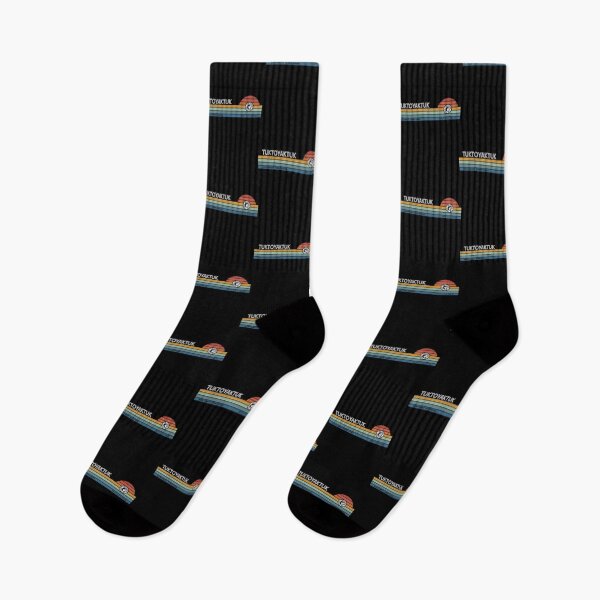 Item preview, Tuktoyaktuk Northwest Territories Canada Retro Sunset Rainbow Synth Striped designed and sold by Kelsorian.