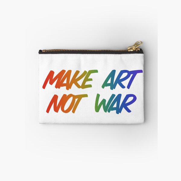 Item preview, Make art not war - rainbow designed and sold by annaguerrawords.