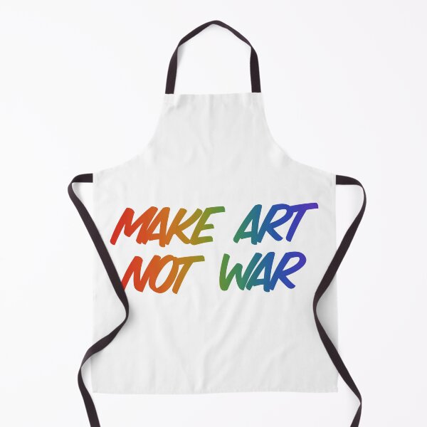Item preview, Make art not war - rainbow designed and sold by annaguerrawords.
