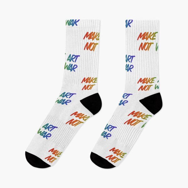 Item preview, Make art not war - rainbow designed and sold by annaguerrawords.
