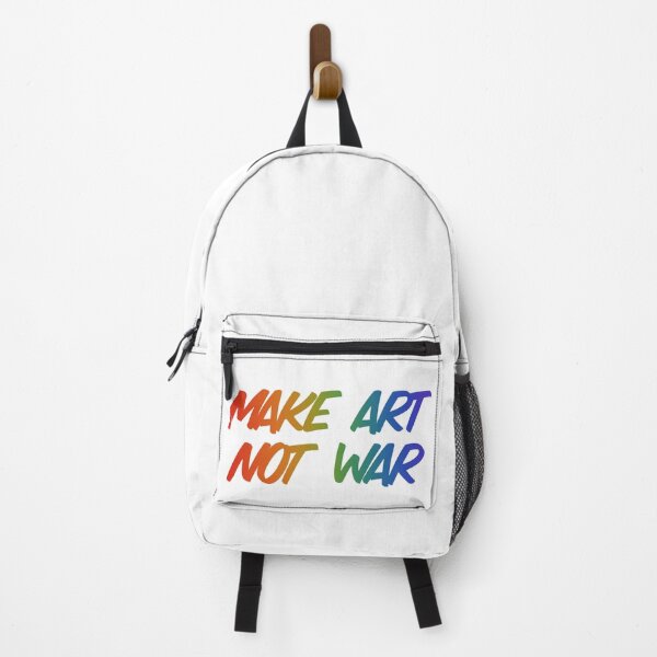 Item preview, Make art not war - rainbow designed and sold by annaguerrawords.