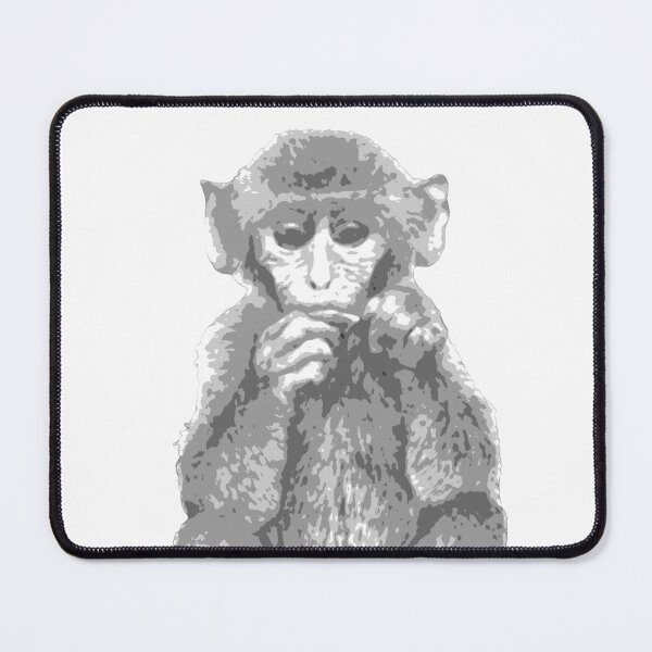 Item preview, Monochrome Monkey - Pop Art Style & Posterized designed and sold by artisananimals.