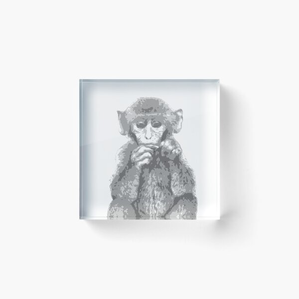 Item preview, Monochrome Monkey - Pop Art Style & Posterized designed and sold by artisananimals.