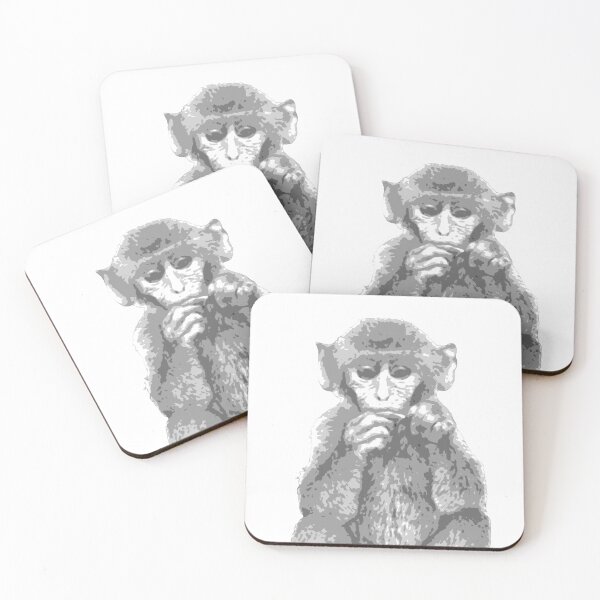 Item preview, Monochrome Monkey - Pop Art Style & Posterized designed and sold by artisananimals.