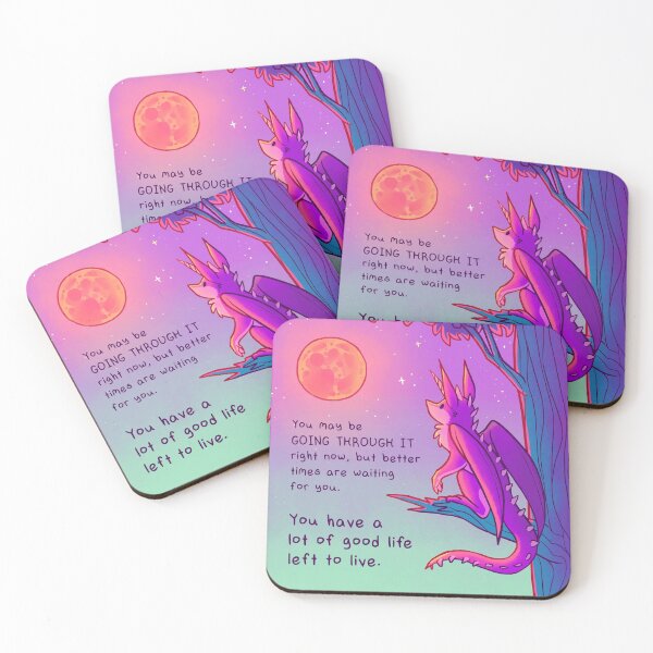 Item preview, "You Have a Lot of Good Life Left to Live" Moon Dragon designed and sold by thelatestkate.