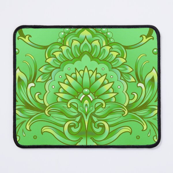 Item preview, grass green mandala pattern designed and sold by weilertsen.