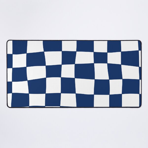 Item preview, Hand Drawn Checkerboard Pattern (navy blue/white) designed and sold by Design Minds Boutique.