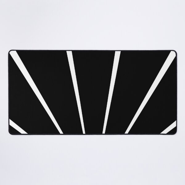 Item preview, Geometric Rays Pattern (black/white) designed and sold by Design Minds Boutique.