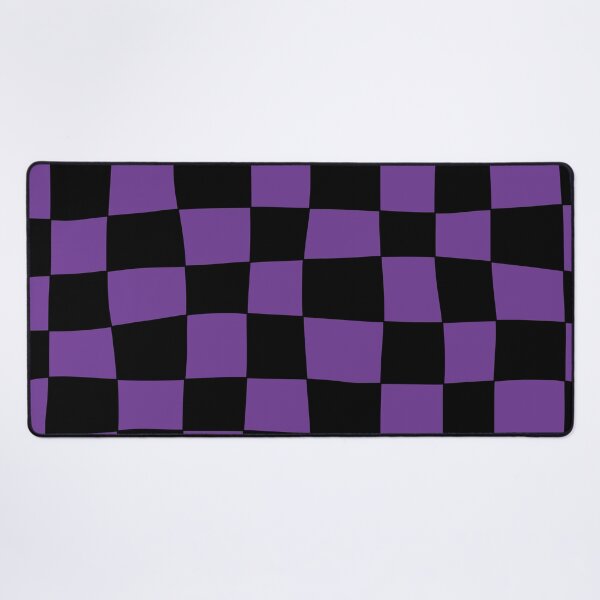 Treer 3D Swirl Checkerboard Print Mouse Mat, Large Mouse Mat