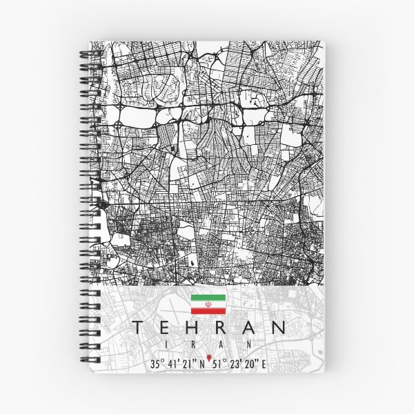 Artikelvorschau, TEHERAN KARTE IRAN entworfen und verkauft von hatimelhag.