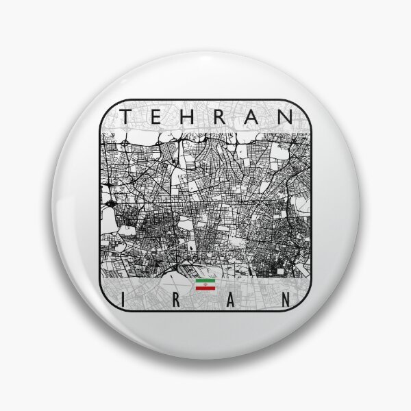 Item preview, TEHRAN MAP IRAN designed and sold by hatimelhag.
